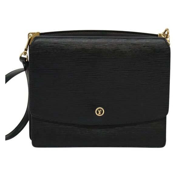 LOUIS VUITTON Epi Grenel Shoulder Bag Black M52362 LV Auth 139883 - Picture 2 of 16